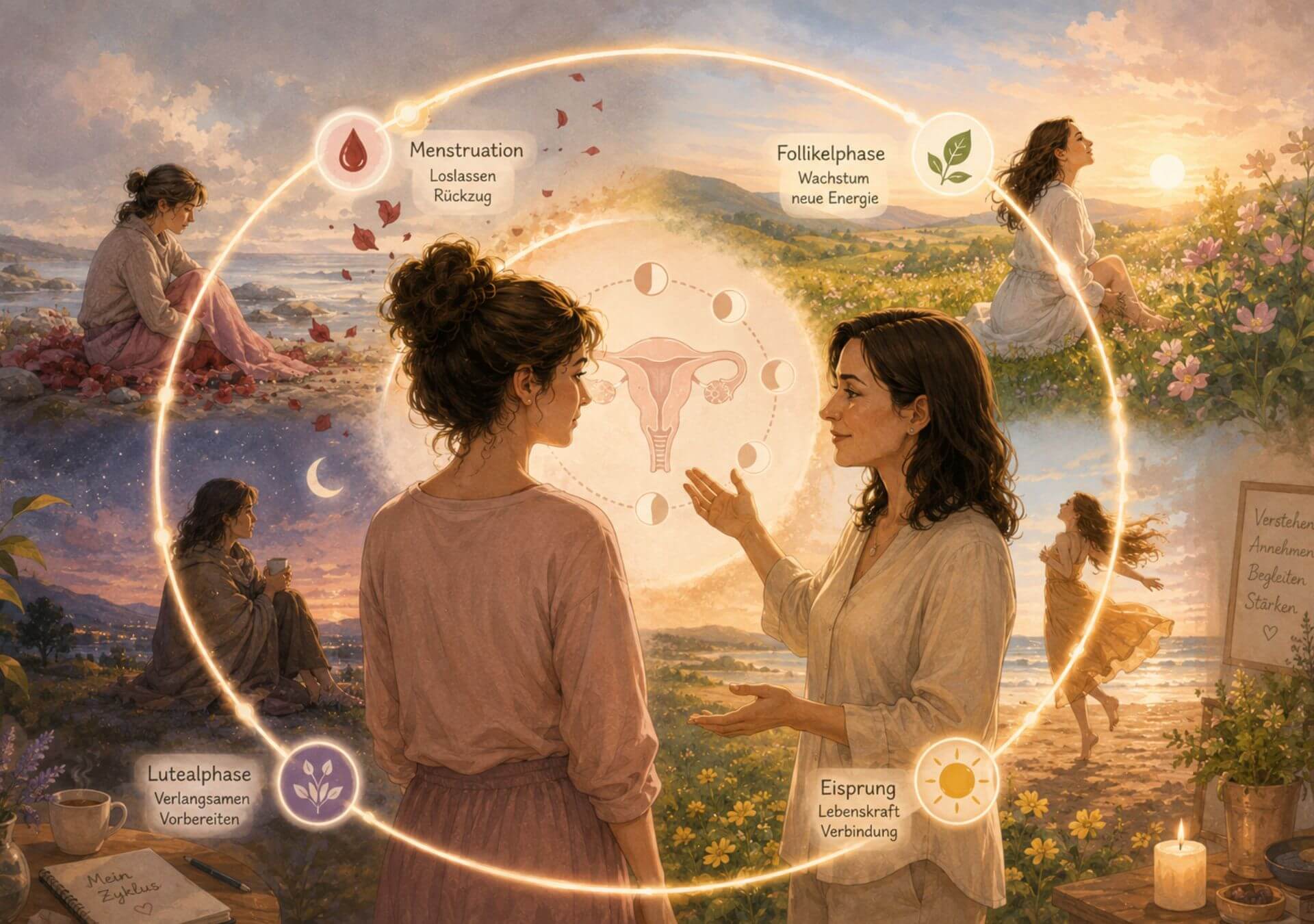 Was passiert während der Menstruation im Körper?